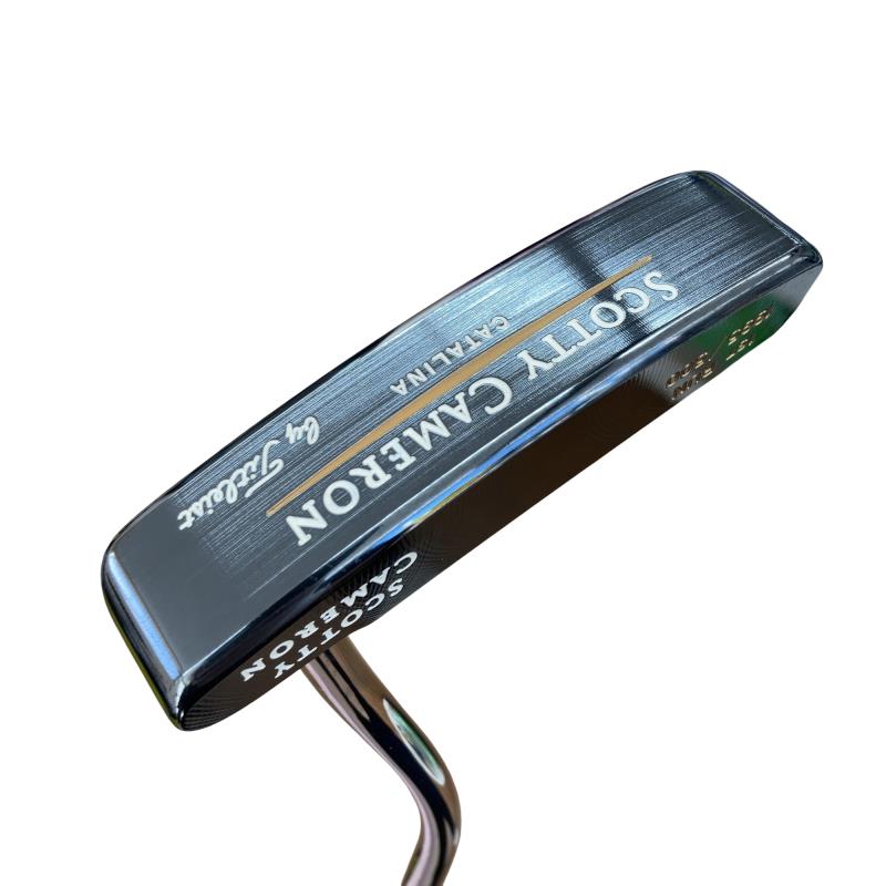 【中古】 タイトリスト SCOTTY CAMERON CATALINA 1ST RUN(火器青碧) パター PT Micro Step (フレックス余分の物) メンズ 成人男性用 右利き 右用 B位置づける ゴルフ野球クラブ