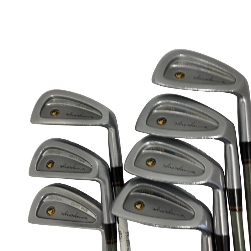 【中古】 本間ゴルフ LB-708 黒七宝  8S アイアン仕掛ける IR 1S NEW SUPER LIGHT TITANIUM CARBON (フレックス余分の物) メンズ 成人男性用 右利き 右用 C序列付ける ゴルフ野球クラブ