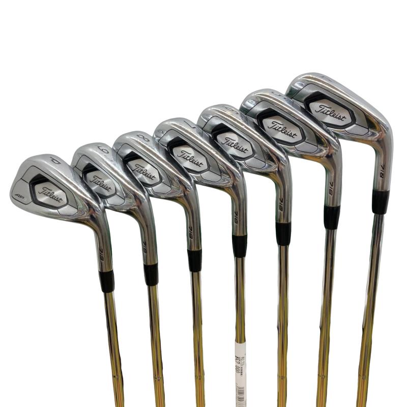 【中古】 タイトリスト Titleist AP3 718 9S アイアン仕掛ける IR 完全無欠特注立て坑 (フレックスR) メンズ 成人男性用 右利き 右用 C価値づける ゴルフ野球クラブ