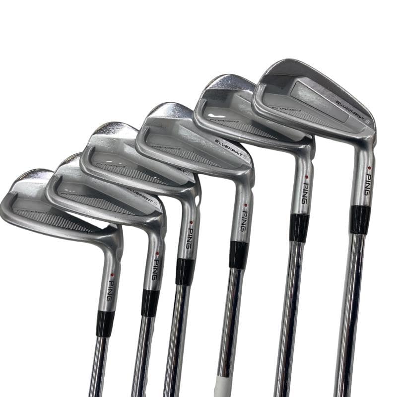 【中古】 ピン BLUEPRINT S 8S アイアンセット IR 純正特注シャフト (フレックスX) メンズ 男性用 右利き 右用 Cランク ゴルフクラブ