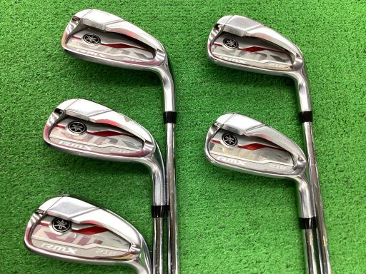 【中古】 ヤマハ RMX 218 5S アイアンセット IR 純正特注シャフト (フレックスS) メンズ 男性用 右利き 右用 Cランク ゴルフクラブ