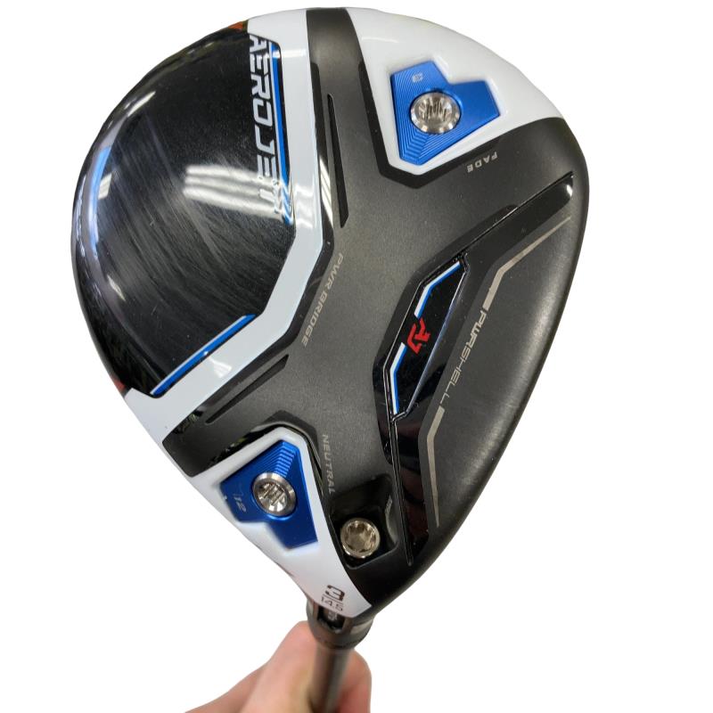 【中古】 コブラ cobra AEROJET LS 3W フェアウェイウッド FW Tour AD for Cobra(AEROJET FW) (フレックスS) メンズ 男性用 右利き 右用 Cランク ゴルフクラブ