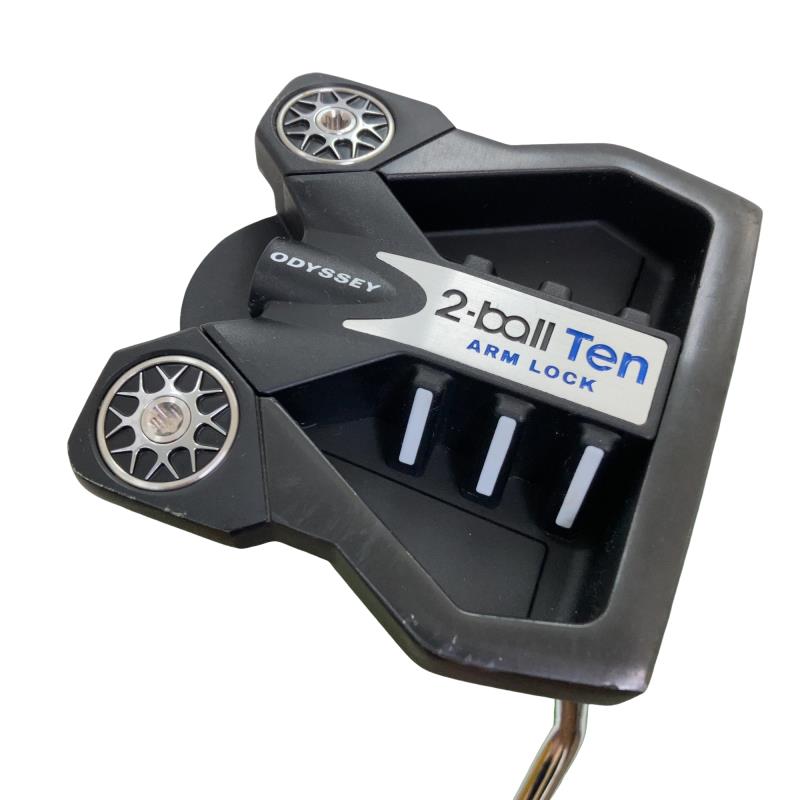 【中古】 オデッセイ 2-BALL TEN TOUR LINED ARM LOCK 39in パター PT スチール写真 (フレックス余分の物) メンズ 成人男性用 右利き 右用 C位置付ける ゴルフ野球クラブ スポーツ・アウトドア-メンズクラブ-パター