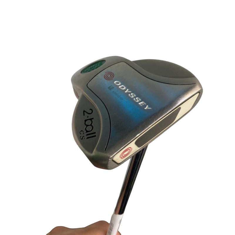 【中古】 オデッセイ WHITE STEEL 2・ball CENTER SHAFTED 33インチ パター PT スチール (フレックスその他) メンズ 男性用 右利き 右用 Dランク ゴルフクラブ|ゴルフパートナー 中古クラブ店
