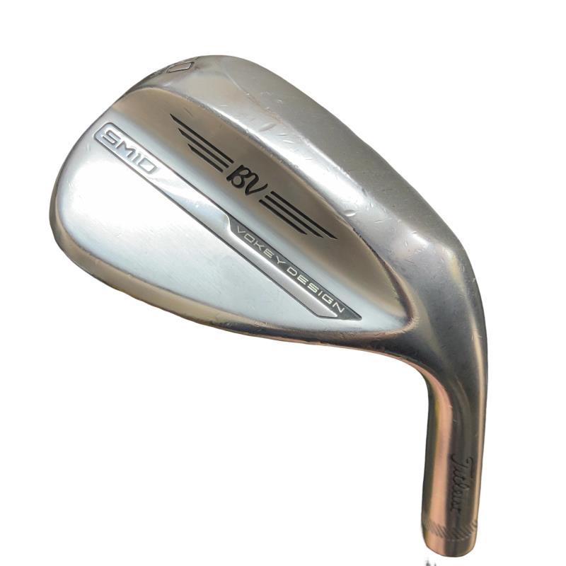 【中古】 タイトリスト VOKEY SPIN MILLED SM10 ツアークロム 60°/08°M ウェッジ WG Dynamic Gold (フレックスS) メンズ 男性用 右利き 右用 Cランク ゴルフクラブ