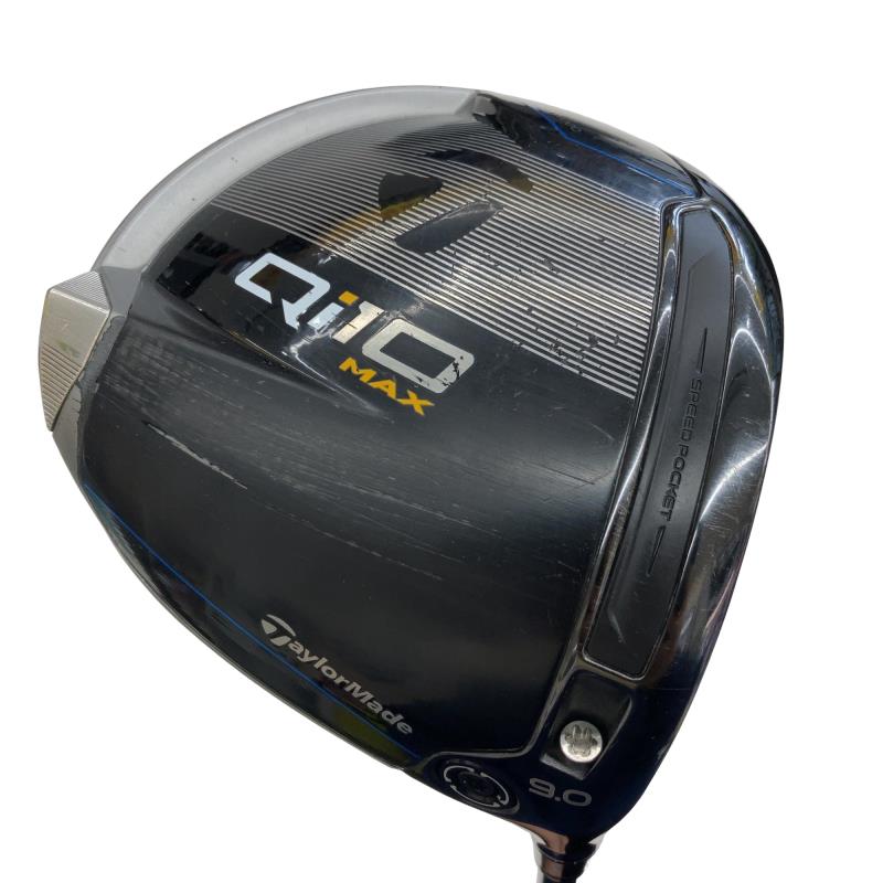 【中古】 テーラーメイド Qi10 MAX 9° ドライバー DR Diamana BLUE TM50(Qi10 DR) (フレックスS) メンズ 男性用 右利き 右用 Cランク ゴルフクラブ