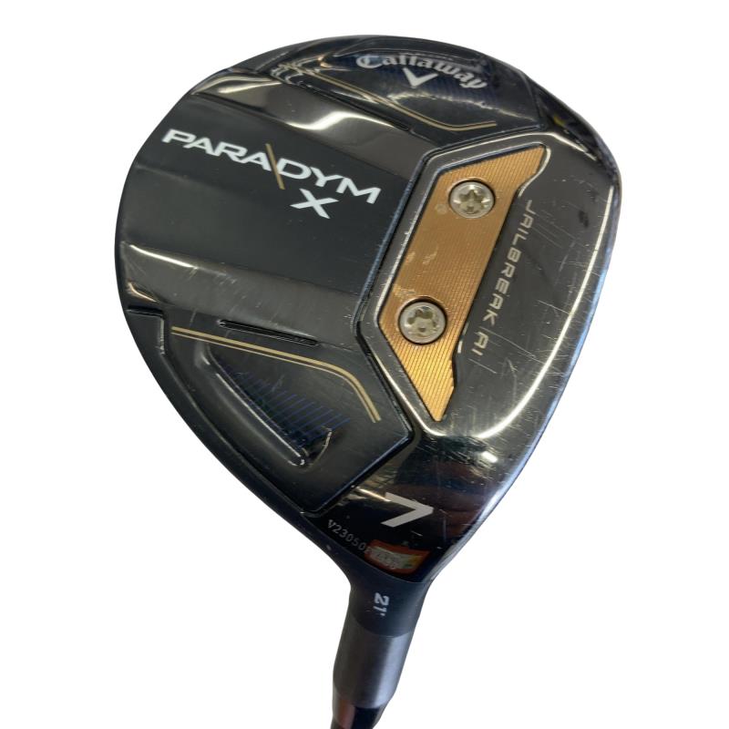 【中古】 キャロウェイ PARADYM X 7W フェアウェイウッド FW リシャフト (フレックスその他) メンズ 男性用 右利き 右用 Cランク ゴルフクラブ
