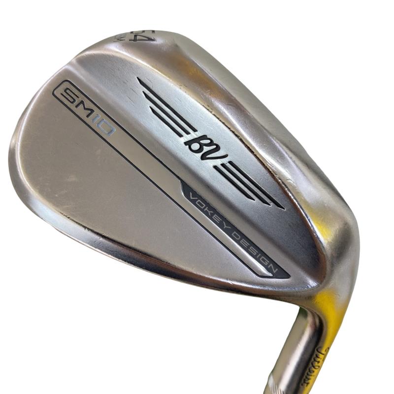 【中古】 タイトリスト VOKEY SPIN MILLED SM10 ニッケル 54&deg;/08&deg;M ウェッジ WG Dynamic Gold (フレックスS) メンズ 男性用 右利き 右用 Dランク ゴルフクラブ｜ゴルフパートナー 中古クラブ店