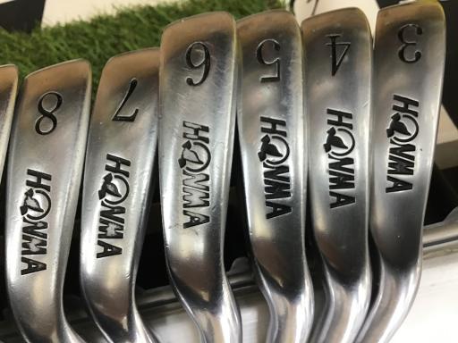 【中古】 本間ゴルフ LB-606 NEW H＆F GNiメタル仕様 10S アイアンセット IR 4S NEW FEATHER WEIGHT TITANIUM (フレックスその他) メンズ 男性用 右利き 右用 Cランク ゴルフクラブ