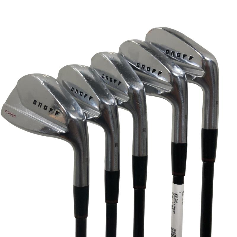 【中古】 ダイワ(グローブライド) ONOFF FORGED(2020) KURO 5S アイアンセット IR 純正特注シャフト (フレックスS) メンズ 男性用 右利き 右用 Cランク ゴルフクラブ|ゴルフパートナー 中古クラブ店
