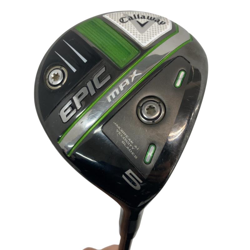【中古】 キャロウェイ EPIC MAX 5W フェアウェイウッド FW Diamana 40 for CW(2021 EPIC FW) (フレックスS) メンズ 男性用 右利き 右用 Cランク ゴルフクラブ