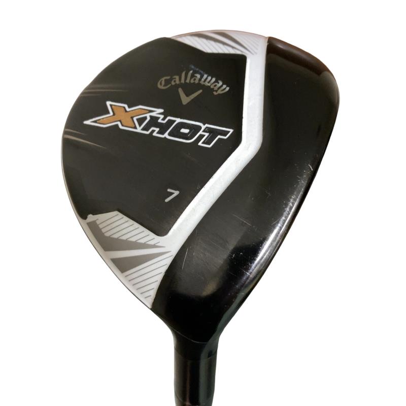 【中古】 キャロウェイ X HOT  7W フェアウェイウッド FW X HOT 55W(フェアウェイウッド) (フレックスSR) メンズ 成人男性用 右利き 右用 C位置づける ゴルフ野球クラブ