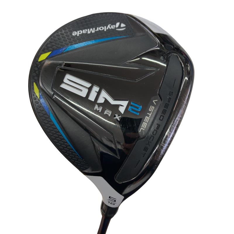 【中古】 テーラーメイド SIM2 MAX 5W フェアウェイウッド FW TENSEI BLUE TM50(SIM2 FW) (フレックスS) メンズ 男性用 右利き 右用 Cランク ゴルフクラブ