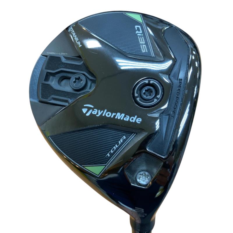 【中古】 テーラーメイド Qi35 TOUR 3W フェアウェイウッド FW Diamana BLACK TM60(Qi35 FW) (フレックスS) メンズ 男性用 右利き 右用 Bランク ゴルフクラブ