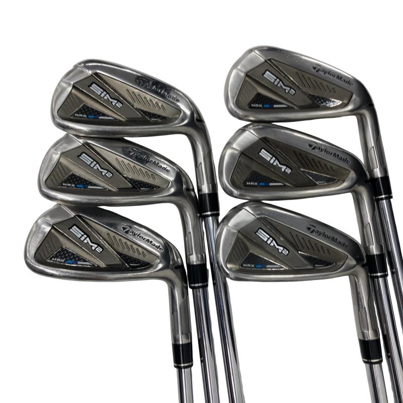【中古】 仕立て屋お手伝いさん SIM2 MAX  7S アイアン書き割り IR KBS MAX MT85 JP (フレックスS) メンズ 成人男性用 右利き 右用 C序列付ける ゴルフ野球クラブ