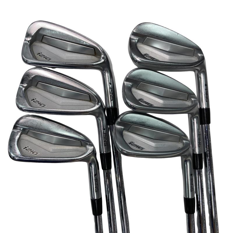 【中古】 ピン i210 6S アイアン書き割り IR NS PRO MODUS3 TOUR105 (フレックスS) メンズ 成人男性用 右利き 右用 C序列付ける ゴルフ野球クラブ