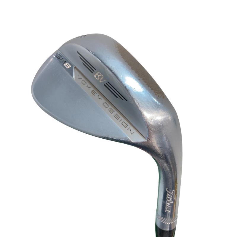 【中古】 タイトリスト VOKEY SPIN MILLED SM8 ツアークロム 58°/12°D ウェッジ WG リシャフト (フレックスその他) メンズ 男性用 右利き 右用 Dランク ゴルフクラブ