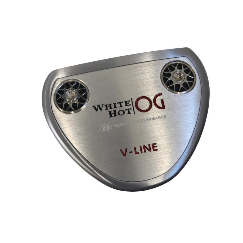 【中古】 オデッセイ WHITE HOT OG V-LINE 34in パター PT スチール写真 (フレックス余分の物) メンズ 成人男性用 右利き 右用 B位置づける ゴルフ野球クラブ