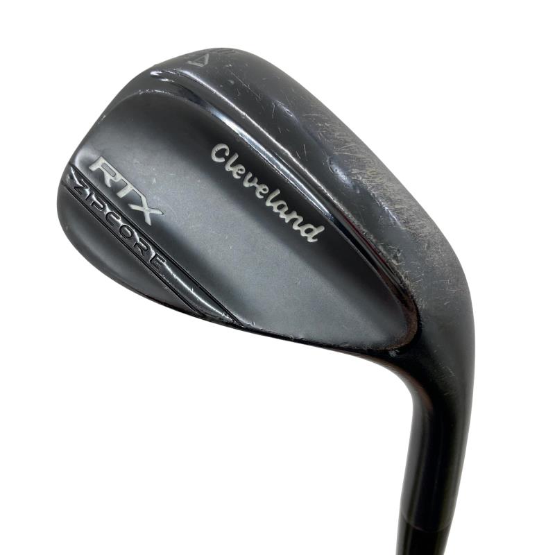 【中古】 クリーブランド Cleveland RTX ZIPCORE ブラックサテン 54°/10° MID ウェッジ WG Dynamic Gold (フレックスS) メンズ 男性用 右利き 右用 Cランク ゴルフクラブ