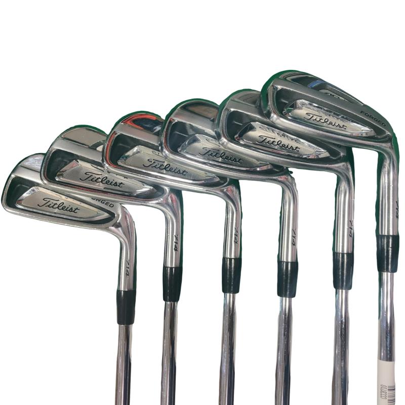 【中古】 タイトリスト Titleist AP2 714 6S アイアン仕掛ける IR NS PRO 950GH (フレックスS) メンズ 成人男性用 右利き 右用 C価値づける ゴルフ野球クラブ
