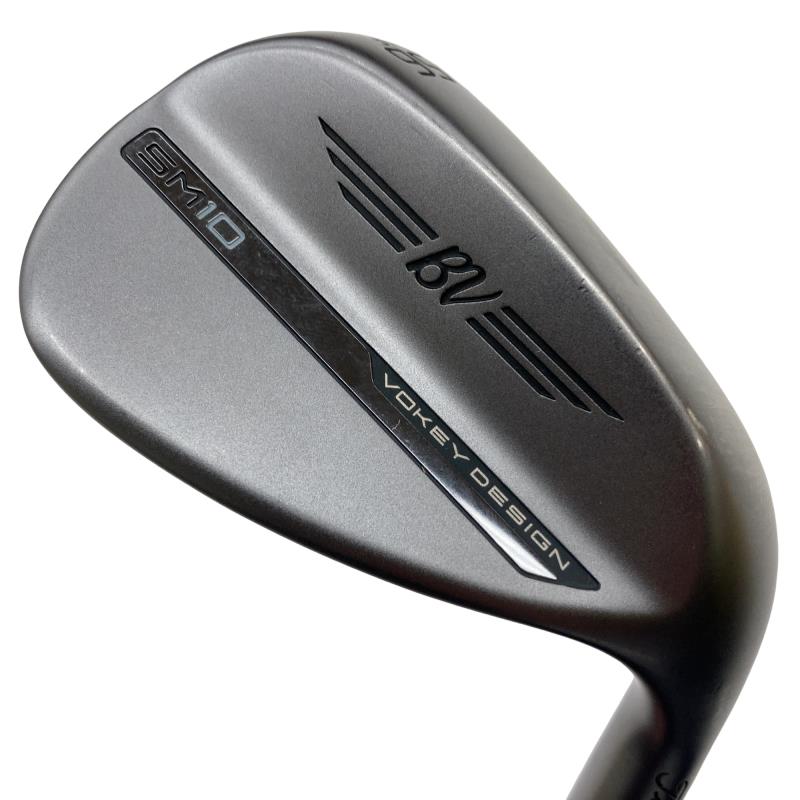 【中古】 タイトリスト VOKEY SPIN MILLED SM10 ニッケル 56°/14°F ウェッジ WG Dynamic Gold (フレックスS) メンズ 男性用 右利き 右用 Cランク ゴルフクラブ