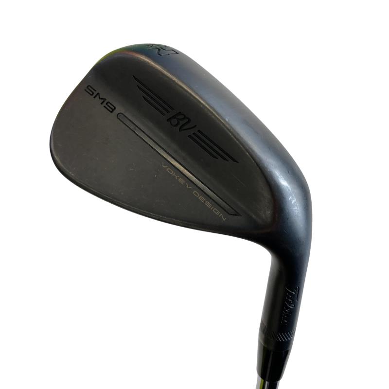【中古】 タイトリスト VOKEY SPIN MILLED SM9 ジェットブラック 52°/12°F ウェッジ WG BV 105 (フレックスその他) メンズ 男性用 右利き 右用 Cランク ゴルフクラブ