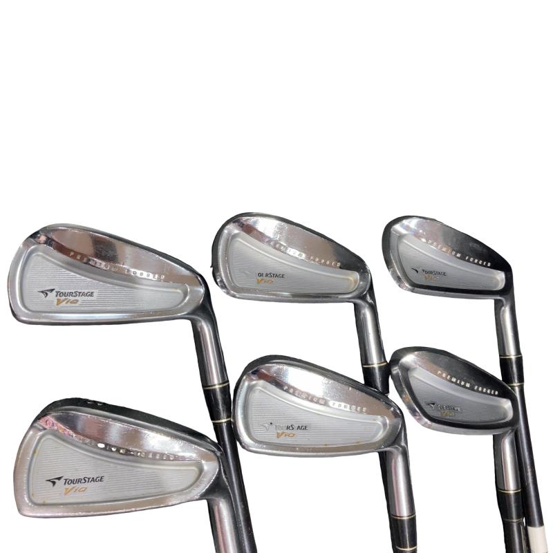 【中古】 ブリヂストン TOURSTAGE ViQ FORGED  6S アイアン書き割り IR TSI-55 (フレックスR) メンズ 成人男性用 右利き 右用 D序列付ける ゴルフ野球クラブ