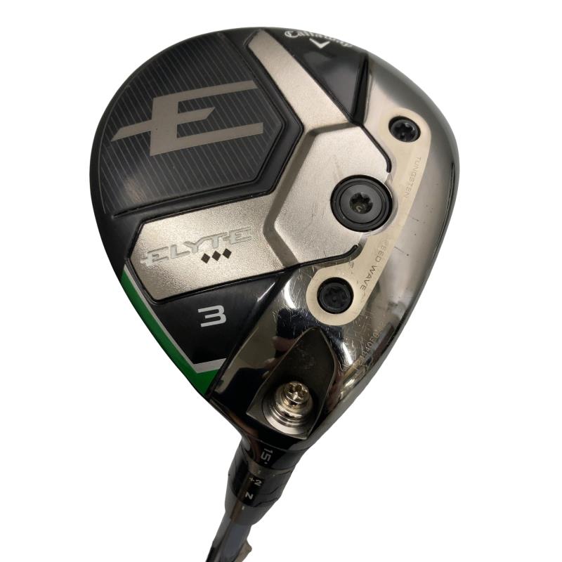 【中古】 キャロウェイ ELYTE ◆◆◆ 3W フェアウェイウッド FW 純然たる特注矢がら (フレックスS) メンズ 成人男性用 右利き 右用 C位置づける ゴルフ野球クラブ