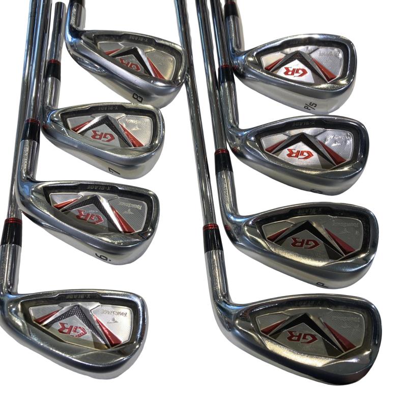 【中古】 ブリヂストン TOURSTAGE X-BLADE GR(2010) 8S アイアンセット IR GS 85 (フレックスR) メンズ 男性用 右利き 右用 Cランク ゴルフクラブ