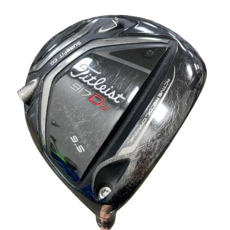 【中古】 タイトリスト 917 D2 9.5&deg; ドライバー DR 純正特注シャフト (フレックスX) メンズ 男性用 右利き 右用 Cランク ゴルフクラブ｜ゴルフパートナー 中古クラブ店
