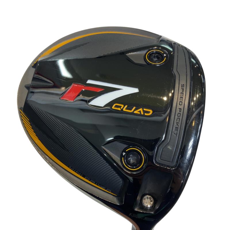 【中古】 テーラーメイド r7quad MINI DRIVER 13.5° ドライバー DR r7QMD Diamana SILVER TM55 (フレックスS) メンズ 男性用 右利き 右用 Bランク ゴルフクラブ