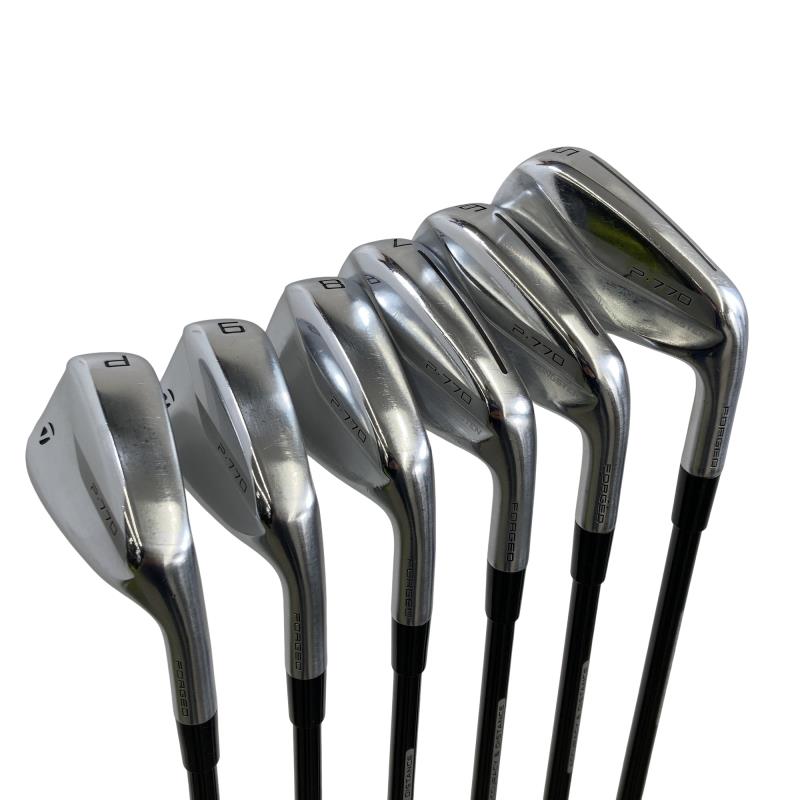 【中古】 仕立て屋お手伝いさん Taylor Made P・770(2020) 6S アイアン仕掛ける IR 完全無欠特注立て坑 (フレックスS) メンズ 成人男性用 右利き 右用 C価値づける ゴルフ野球クラブ