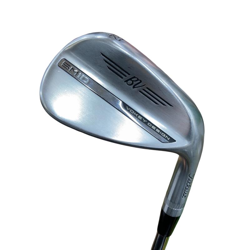 【中古】 タイトリスト VOKEY SPIN MILLED SM10 ツアークロム 52°/12°F ウェッジ WG 純正特注シャフト (フレックスS) メンズ 男性用 右利き 右用 Cランク ゴルフクラブ
