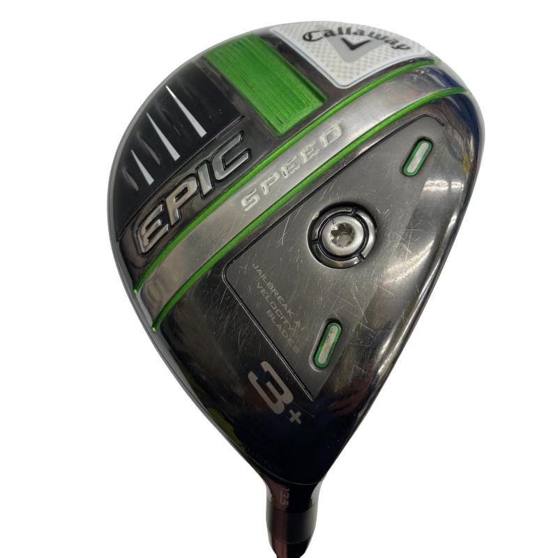 【中古】 キャロウェイ EPIC SPEED 3W+ フェアウェイウッド FW 純正特注シャフト (フレックスS) メンズ 男性用 右利き 右用 Cランク ゴルフクラブ