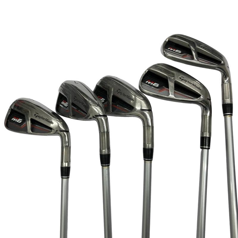 【中古】 テーラーメイド M6 6S アイアンセット IR FUBUKI TM6(2019 アイアン) (フレックスS) メンズ 男性用 右利き 右用 Cランク ゴルフクラブ