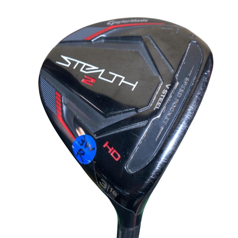 【中古】 テーラーメイド STEALTH2 HD 3W フェアウェイウッド FW TENSEI RED TM50(STEALTH FW) (フレックスR) メンズ 男性用 右利き 右用 Cランク ゴルフクラブ