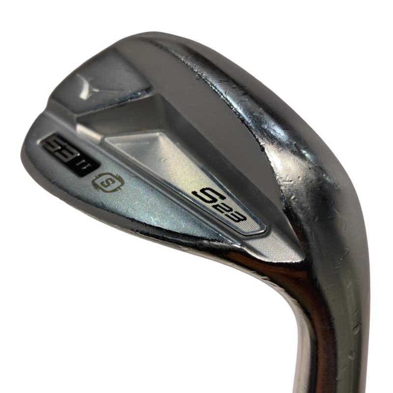 【中古】 ミズノ Mizuno S23(ホワイトサテン) 53°/11°S ウェッジ WG 純正特注シャフト (フレックスX) メンズ 男性用 右利き 右用 Cランク ゴルフクラブ