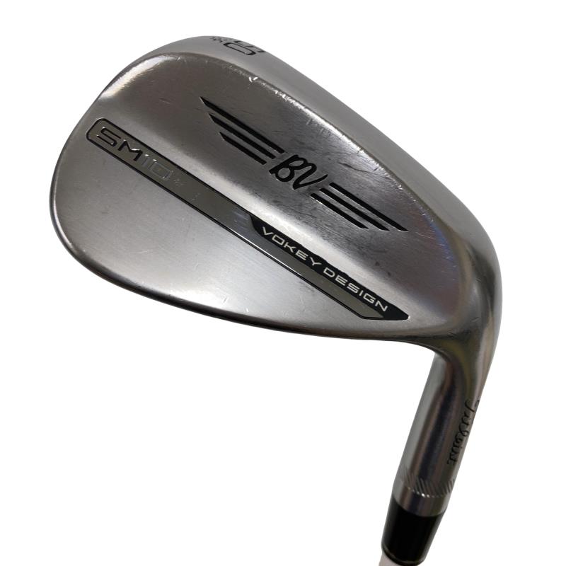 【中古】 タイトリスト VOKEY SPIN MILLED SM10 ツアークロム 50&deg;/08&deg;F ウェッジ WG リシャフト (フレックスその他) メンズ 男性用 右利き 右用 Cランク ゴルフクラブ｜ゴルフパートナー 中古クラブ店