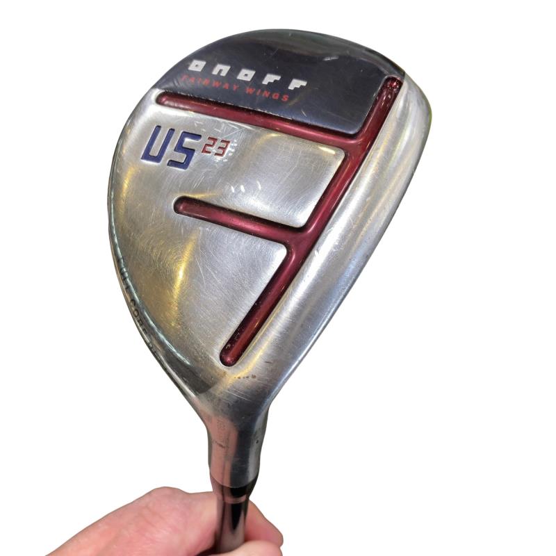 【中古】 ダイワ(グローブライド) ONOFF FAIRWAY WINGS(2020) AKA U5 ユーティリティ UT SMOOTH KICK MP-520U (フレックスR) メンズ 男性用 右利き 右用 Cランク ゴルフクラブ