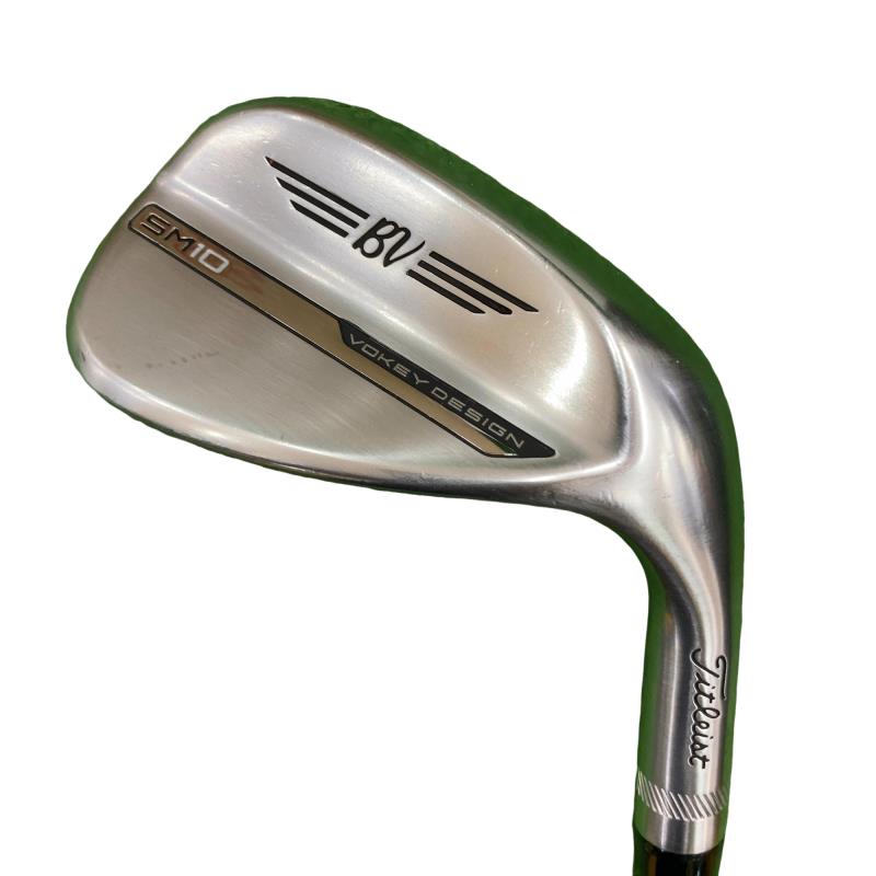【中古】 タイトリスト VOKEY SPIN MILLED SM10 ツアークロム 56°/14°F ウェッジ WG 純正特注シャフト (フレックスS) メンズ 男性用 右利き 右用 Cランク ゴルフクラブ