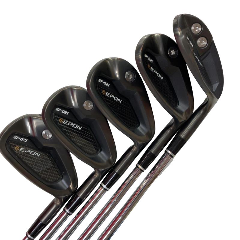 【中古】 エポンゴルフ株式会社 EPON EF-02I 5S(#6-PW) アイアンセット IR リシャフト (フレックスその他) メンズ 男性用 右利き 右用 Cランク ゴルフクラブ｜ゴルフパートナー 中古クラブ店