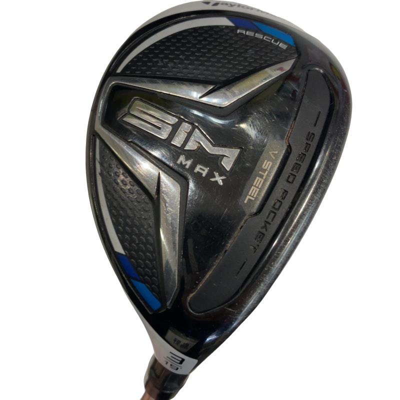 【中古】 テーラーメイド SIM MAX U3 ユーティリティ UT KBS MAX85 JP (フレックスS) メンズ 男性用 右利き 右用 Cランク ゴルフクラブ