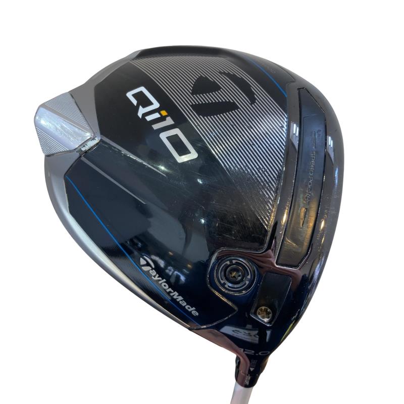 【中古】 テーラーメイド Qi10 12° ドライバー DR 純正特注シャフト (フレックスR) メンズ 男性用 右利き 右用 Cランク ゴルフクラブ