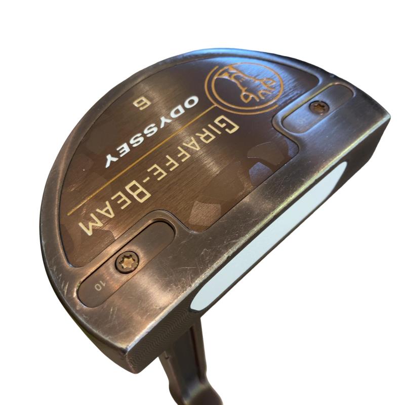 【中古】 オデッセイ GIRAFFE-BEAM #6 34in パター PT STROKE LAB 90 スチール写真 (フレックス余分の物) メンズ 成人男性用 右利き 右用 C序列付ける ゴルフ野球クラブ