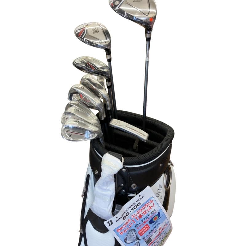 【中古】 ブリヂストン BRIDGESTONE BG-100 11S(CB付) クラブセット CS Diamana for BG-100i (フレックスR) メンズ 男性用 右利き 右用 Nランク ゴルフクラブ