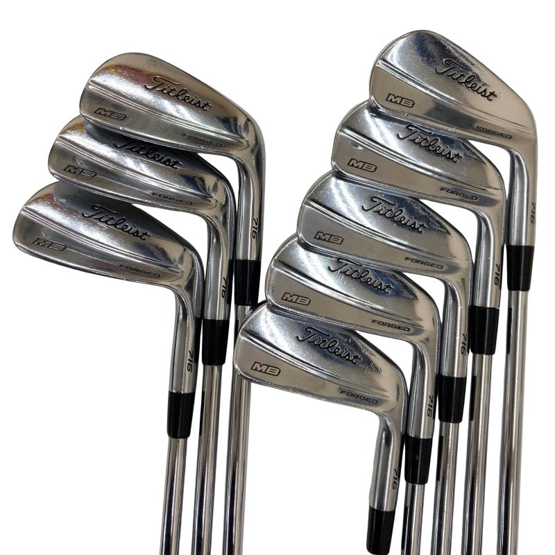 【中古】 タイトリスト Titleist MB 716 8S アイアン書き割り IR Dynamic Gold AMT (フレックスS) メンズ 成人男性用 右利き 右用 C位置づける ゴルフ野球クラブ