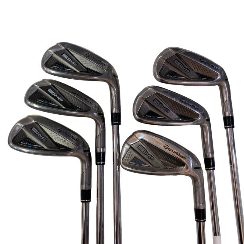 【中古】 テーラーメイド SIM2 MAX 7S アイアンセット IR KBS MAX MT85 JP (フレックスS) メンズ 男性用 右利き 右用 Cランク ゴルフクラブ｜ゴルフパートナー 中古クラブ店
