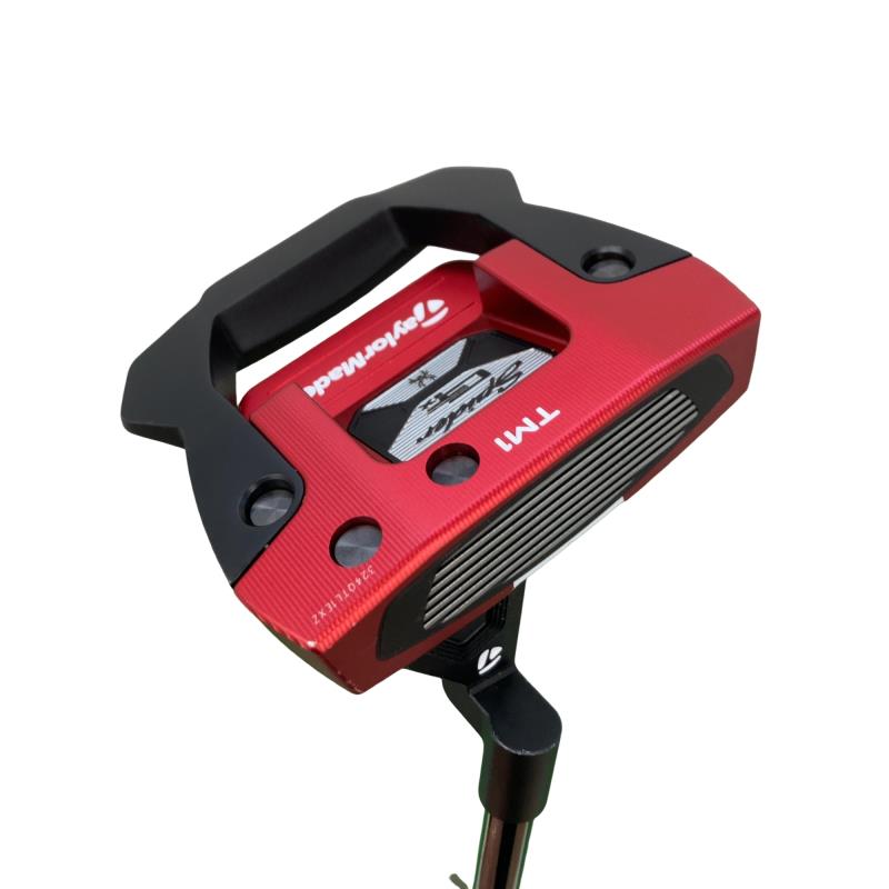 【中古】 仕立て屋お手伝いさん Spider GTx TRUSS RED TM1 34in パター PT スチール写真 (フレックス余分の物) メンズ 成人男性用 右利き 右用 C位置づける ゴルフ野球クラブ