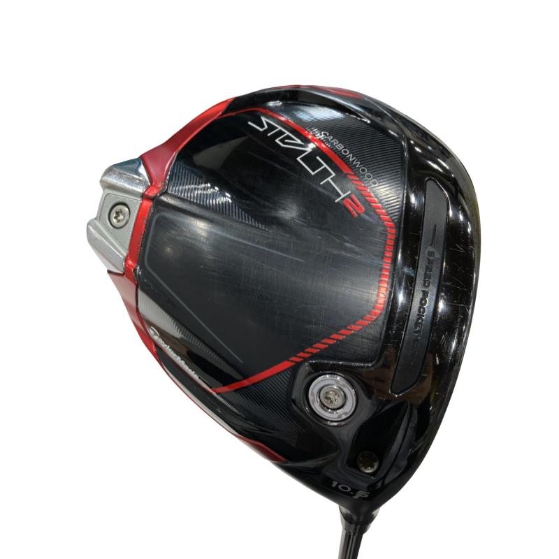 【中古】 テーラーメイド STEALTH2 10.5° ドライバー DR TENSEI RED TM50(STEALTH DR) (フレックスS) メンズ 男性用 右利き 右用 Cランク ゴルフクラブ