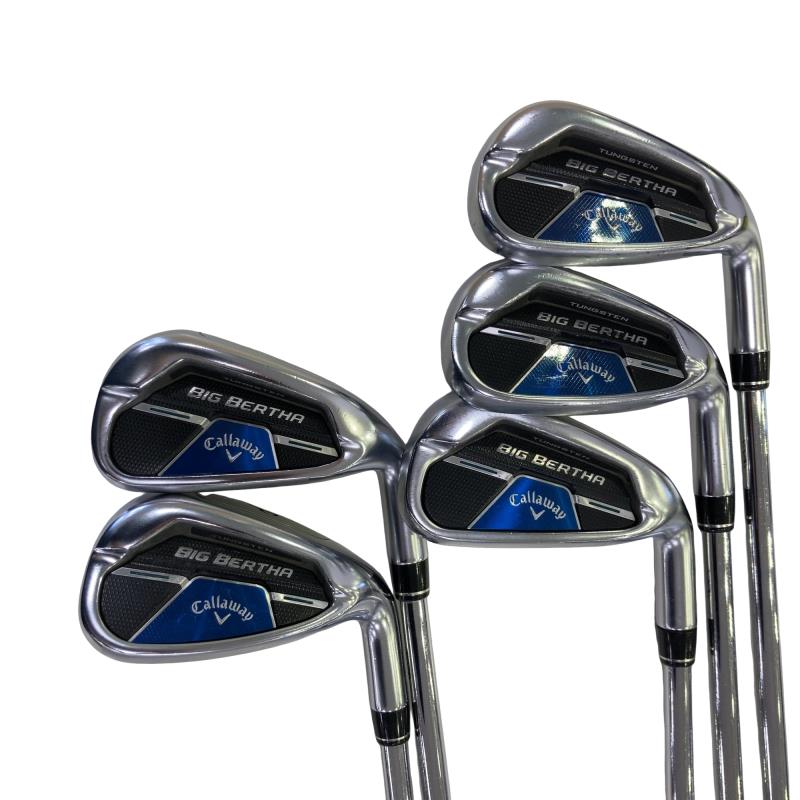 【中古】 キャロウェイ BIG BERTHA B21 5S アイアンセット IR NS PRO ZELOS 7 (フレックスS) メンズ 男性用 右利き 右用 Cランク ゴルフクラブ